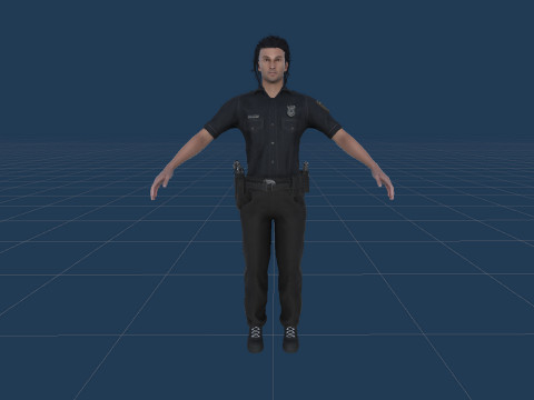 Policeman 3D Модель