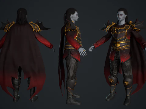 se&ntilde;or vampiro Modelo 3D