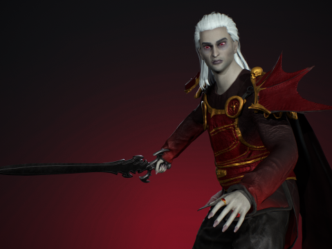 Vampire Lord 3D Model