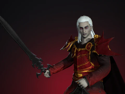 se&ntilde;or vampiro Modelo 3D