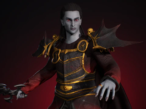 se&ntilde;or vampiro Modelo 3D