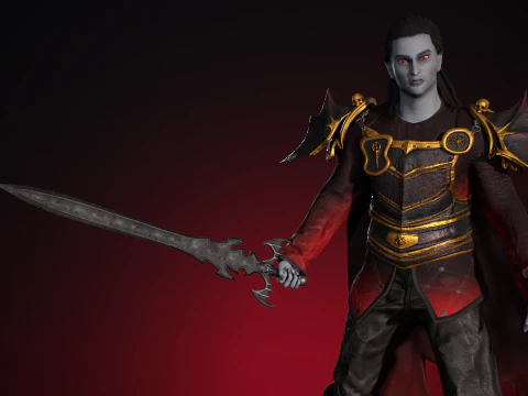 se&ntilde;or vampiro Modelo 3D