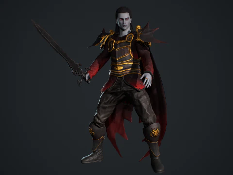 se&ntilde;or vampiro Modelo 3D