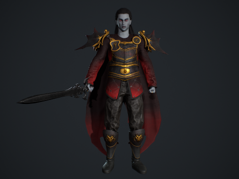 Vampire Lord 3D Model