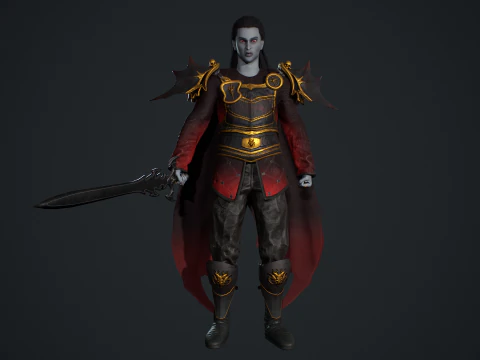 se&ntilde;or vampiro Modelo 3D
