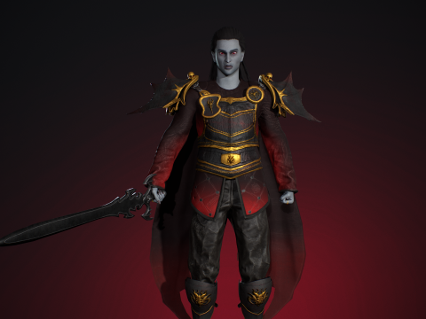 Vampire Lord 3D Model