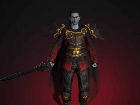 se&ntilde;or vampiro Modelo 3D