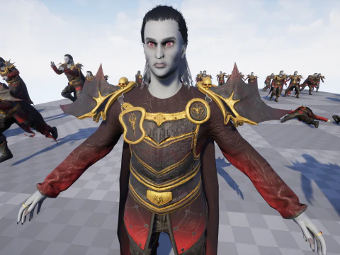 se&ntilde;or vampiro Modelo 3D