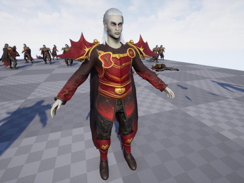 Vampire Lord 3D Model