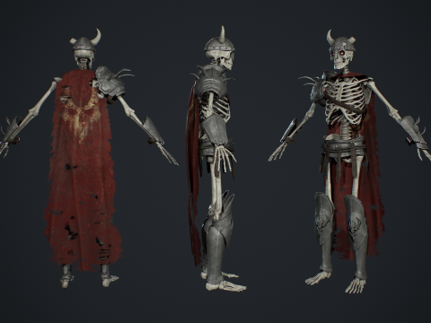 Skeleton 03 3D 모델