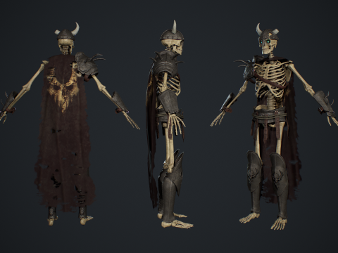 Skeleton 03 3D 모델