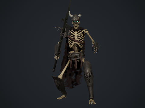 Skeleton 03 3D 모델