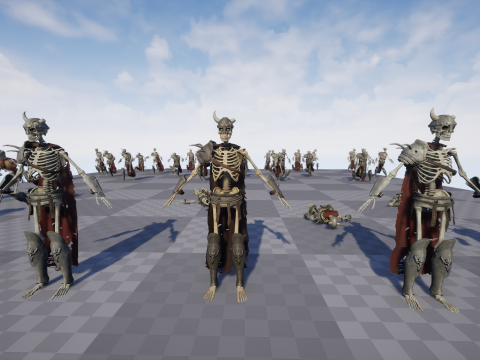 Skeleton 03 3D 모델