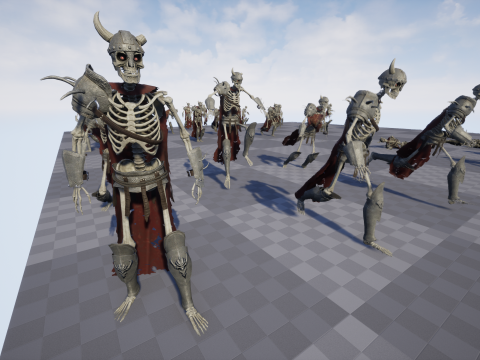 Skeleton 03 3D 모델