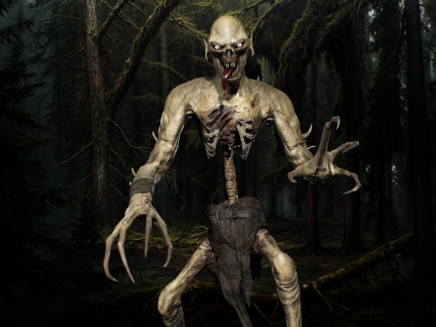 Ghoul Undead 3D Model