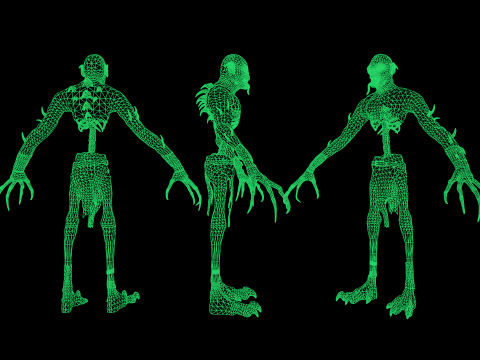 Ghoul Undead 3D Model