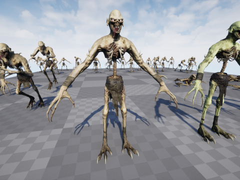 Ghoul Undead 3D Model