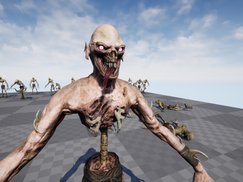 Ghoul Undead 3D Model