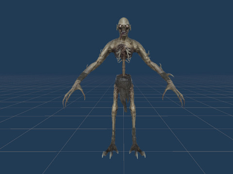 Ghoul Undead 3D Model