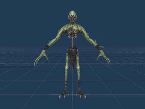 Ghoul Undead 3D Model