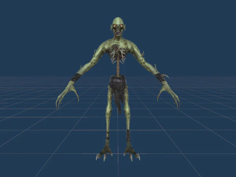 Ghoul Undead 3D Model