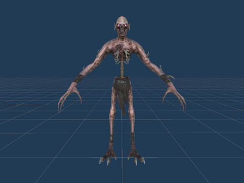 Ghoul Undead 3D Model