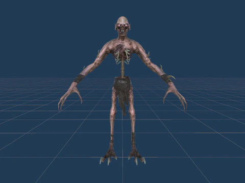 Ghoul Undead 3D Model