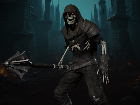 Skeleton 04 3D Модель
