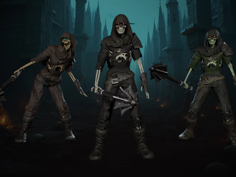 Scheletro 04 Modello 3D