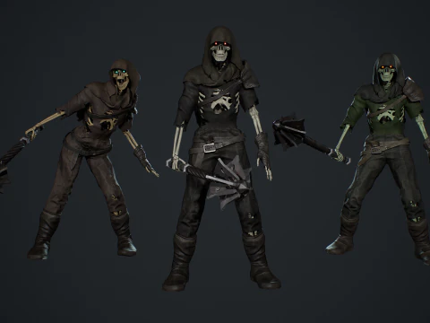 Scheletro 04 Modello 3D