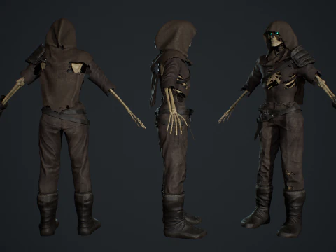 Scheletro 04 Modello 3D