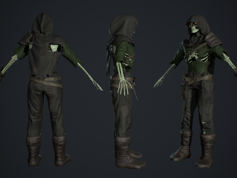 Skeleton 04 Modelo 3D