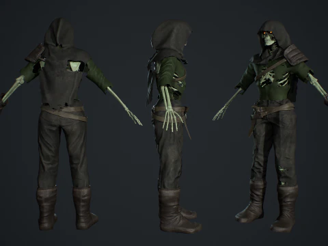 Scheletro 04 Modello 3D