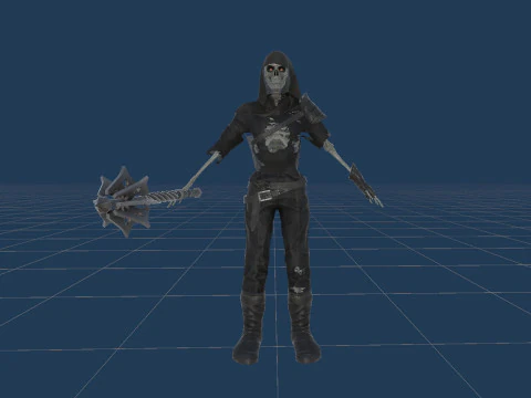 Scheletro 04 Modello 3D