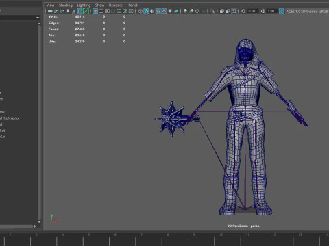 Scheletro 04 Modello 3D