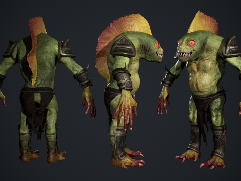 Murloc 3D Model