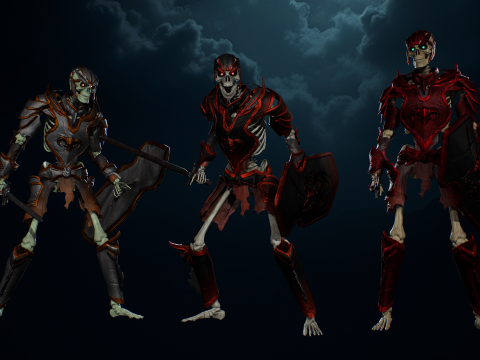 Skeleton 05 3D 모델