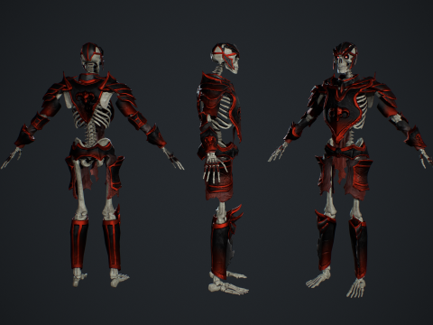 Skeleton 05 3D 모델
