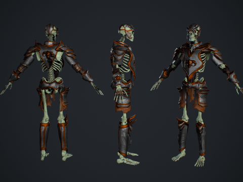 Skeleton 05 3D 모델