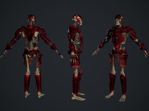 Skeleton 05 3D 모델
