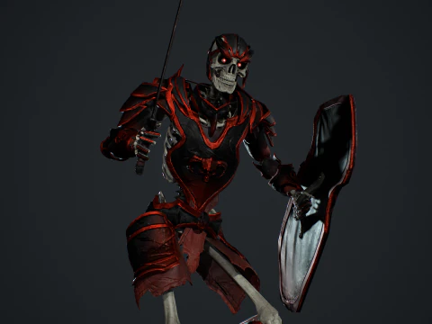 スケルトン05 3Dモデル