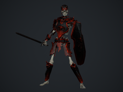 Skeleton 05 3D 모델