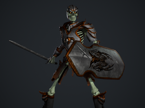 Skeleton 05 3D 모델