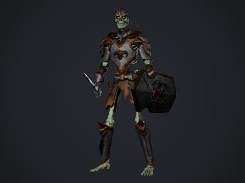 Skeleton 05 3D 모델