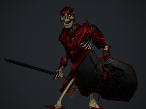 Skeleton 05 3D 모델