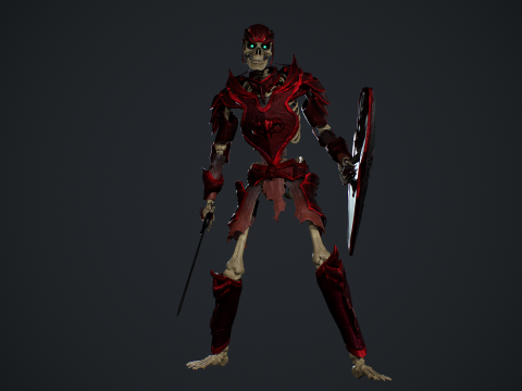 Skeleton 05 3D 모델