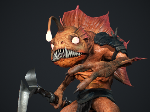 Murloc 2 3D Модель