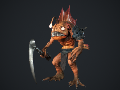 Murloc 2 3D Модель