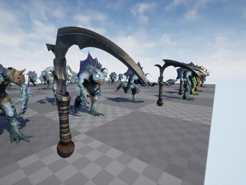 鱼人2 3D 模型
