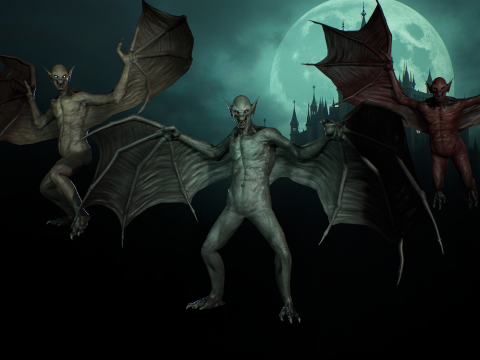 Vampire Monster 3D Модель